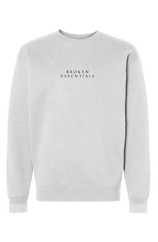 Broken Essentials Crewneck Sweatshirt - White
