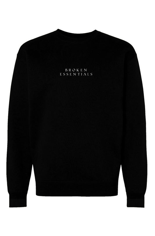 Broken Essentials Crewneck Sweatshirt - Black